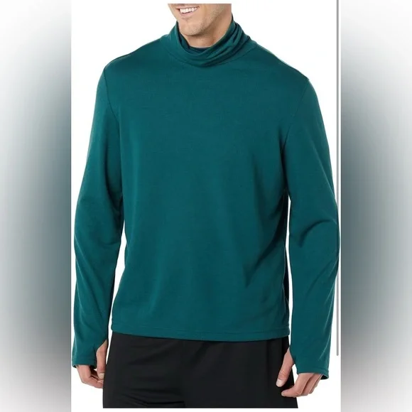 Amazon Essentials Men's Performance Soft Tech Roll Neck Long-Sleeve Shirt- M - Picture 6 of 12